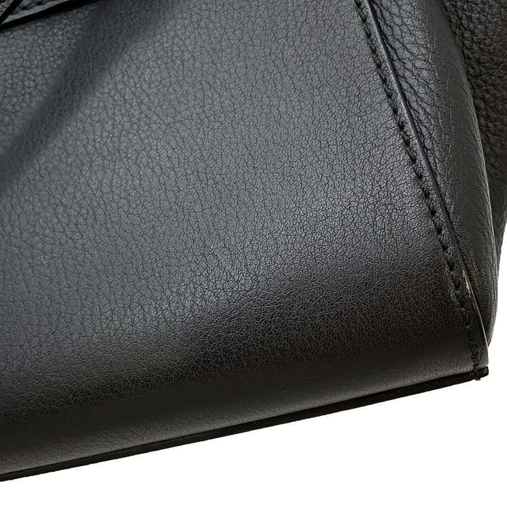 Mcm Python Leather Shoulder Bag Black - image 7